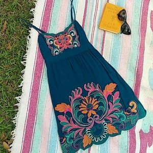 Flying Tomato Embroidered Sundress